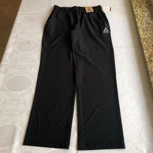 Reebok Black Relaxed-Fit Joggers Sweatpants Men’s Size M NWT Drawstring Elastic